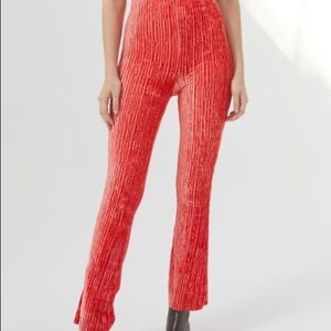 Urban Outfitters Rosie Velvet Flare Pant